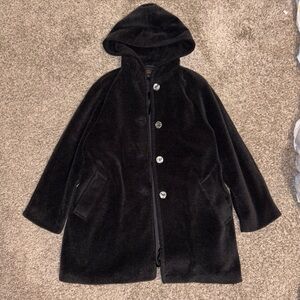 Pendleton Charcoal Hooded Jacket with Buttons